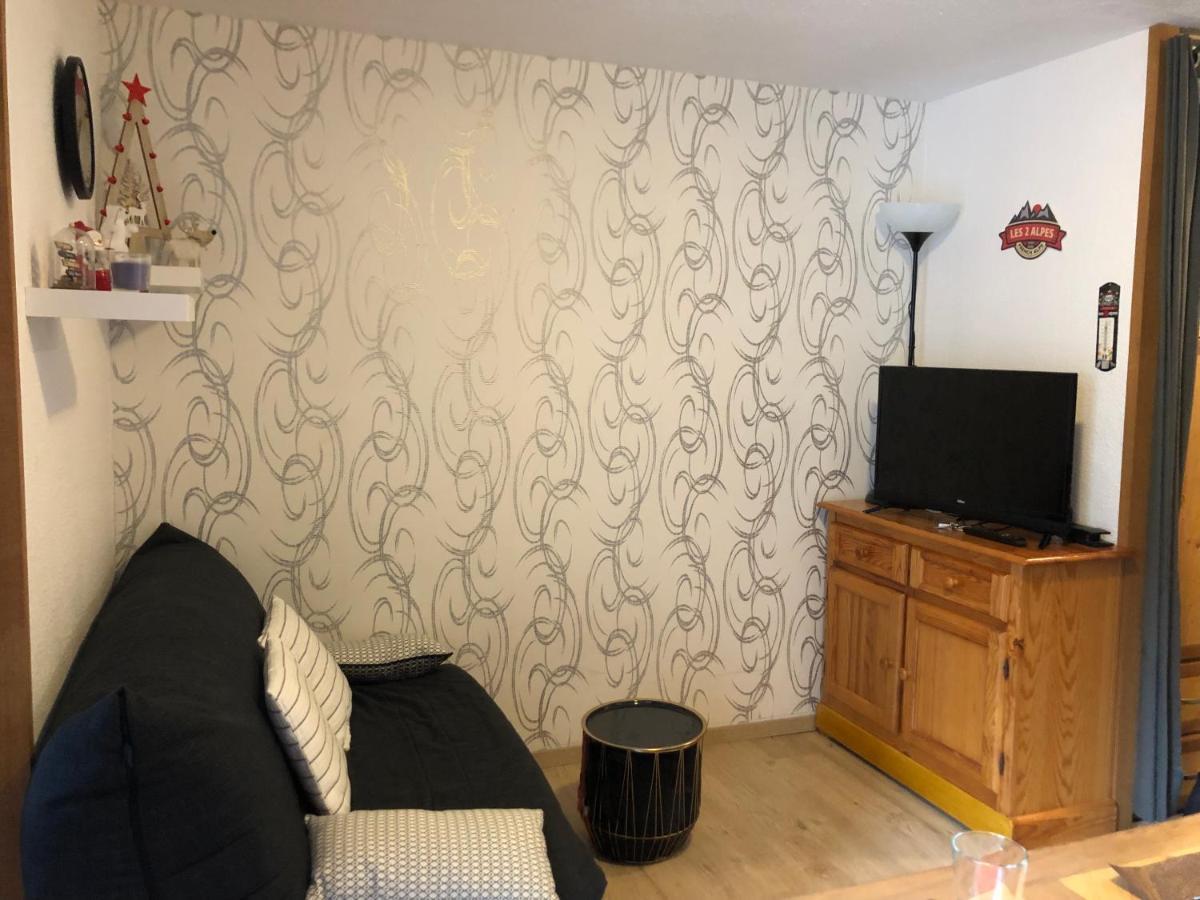 Petit Appartement Labellise Les 2 Alpes Residence Arc En Ciel Telesiege Petite Aiguille เลส์เดอซาลป์ ภายนอก รูปภาพ